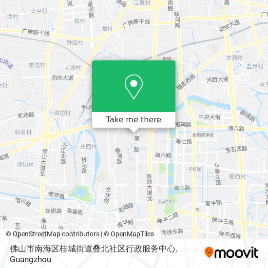 佛山市南海区桂城街道叠北社区行政服务中心 map