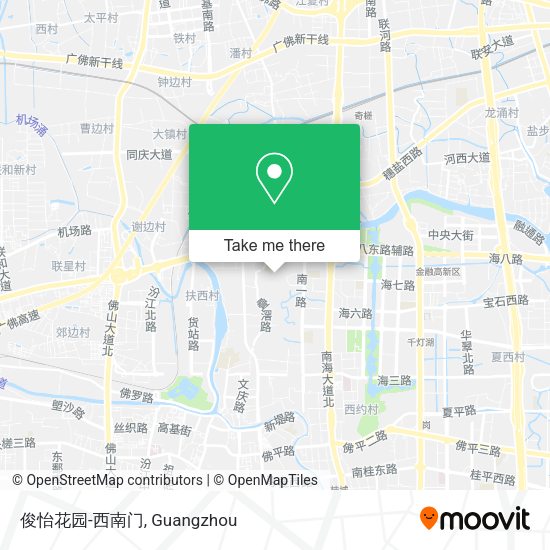 俊怡花园-西南门 map