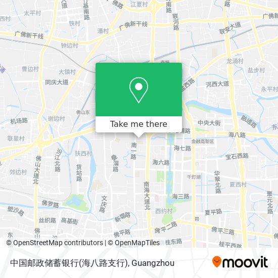 中国邮政储蓄银行(海八路支行) map