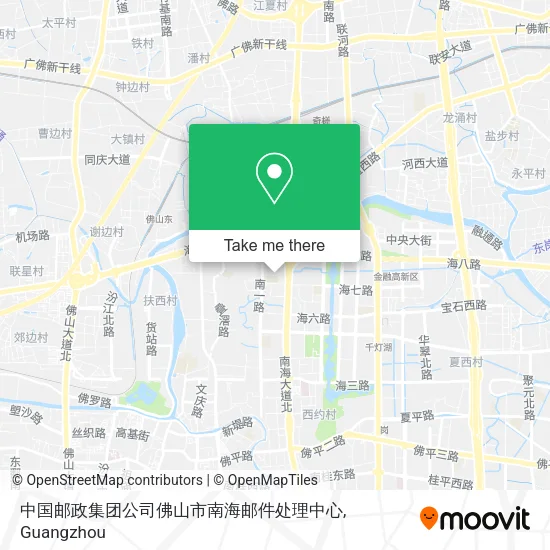 中国邮政集团公司佛山市南海邮件处理中心 map