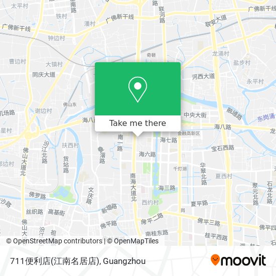 711便利店(江南名居店) map