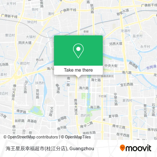 海王星辰幸福超市(桂江分店) map