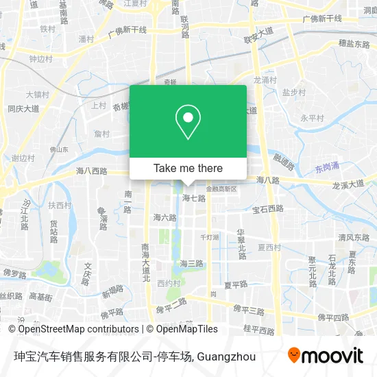 珅宝汽车销售服务有限公司-停车场 map