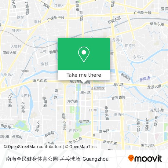 南海全民健身体育公园-乒乓球场 map