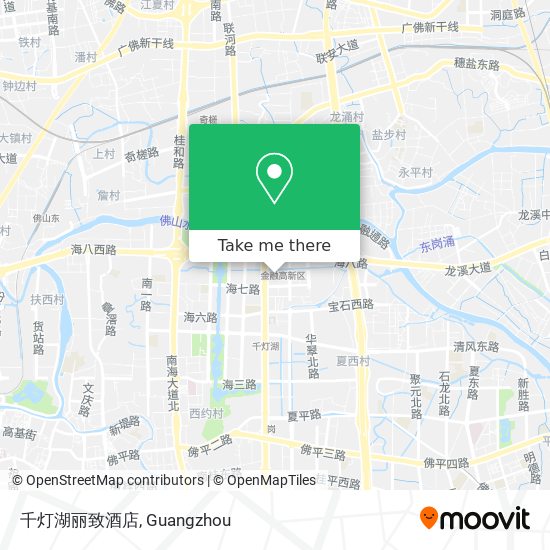 千灯湖丽致酒店 map