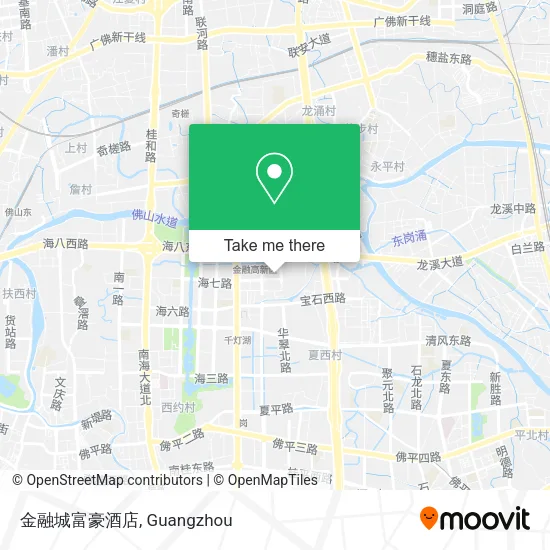 金融城富豪酒店 map
