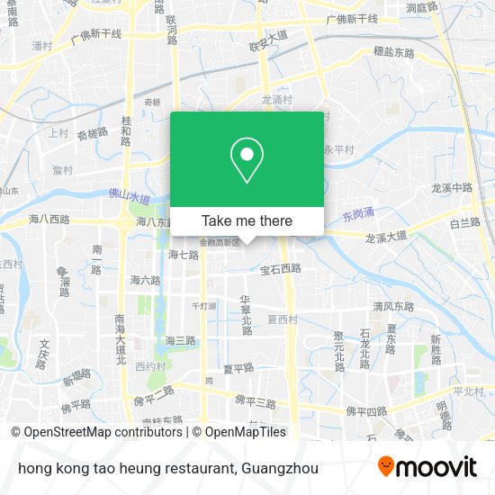 hong kong tao heung restaurant map