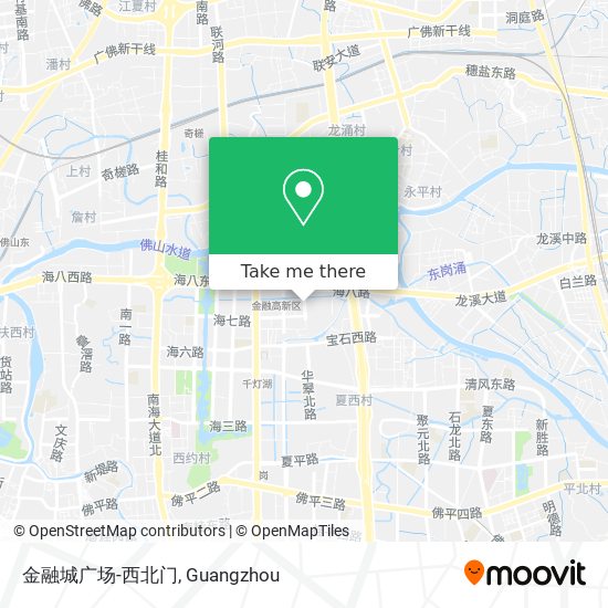 金融城广场-西北门 map