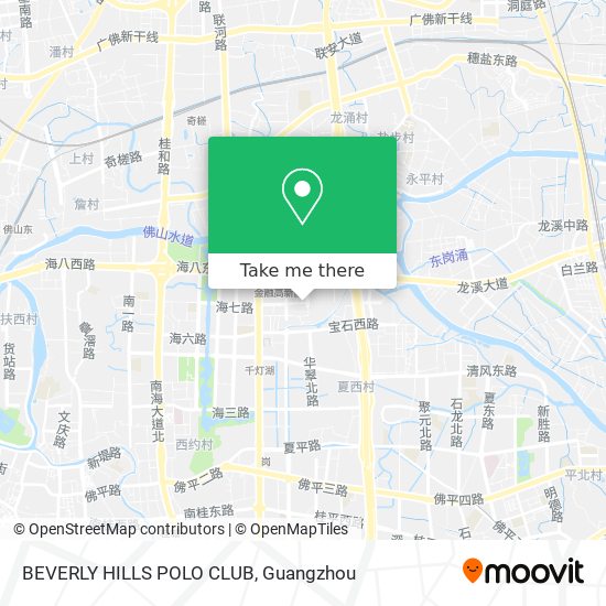 BEVERLY HILLS POLO CLUB map