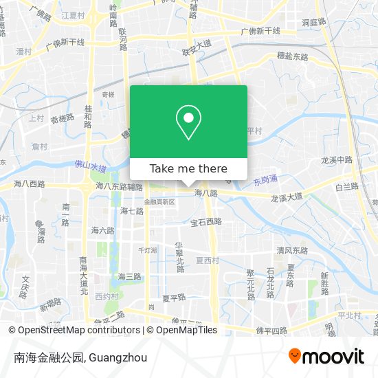 南海金融公园 map