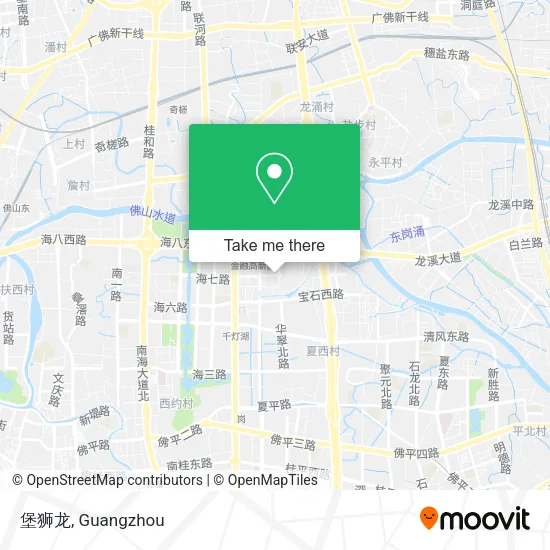 堡狮龙 map