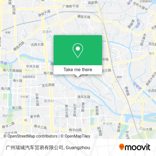 广州瑞城汽车贸易有限公司 map