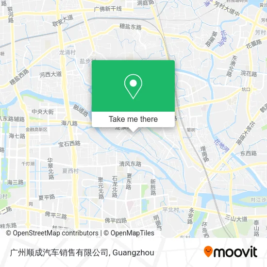 广州顺成汽车销售有限公司 map