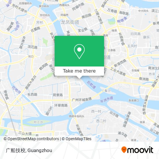 广船技校 map