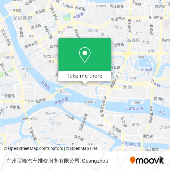 广州宝峰汽车维修服务有限公司 map