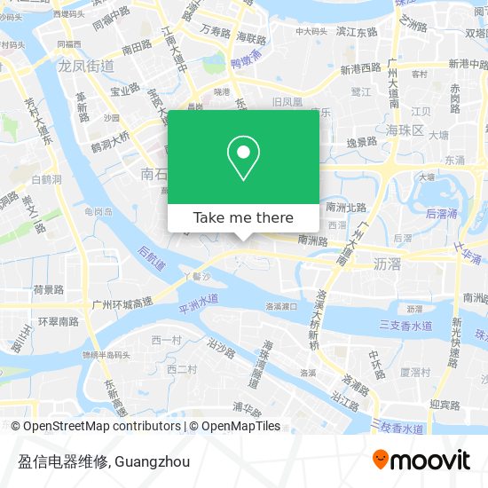 盈信电器维修 map