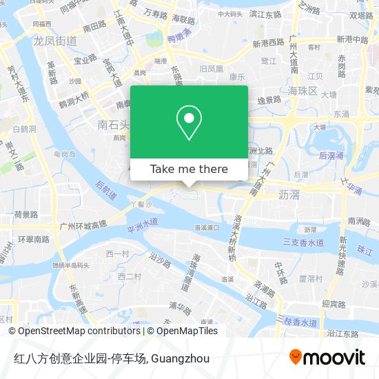 红八方创意企业园-停车场 map