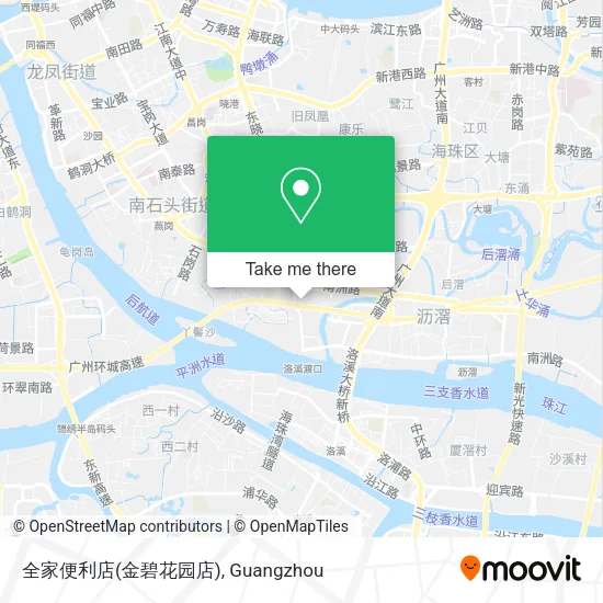 全家便利店(金碧花园店) map