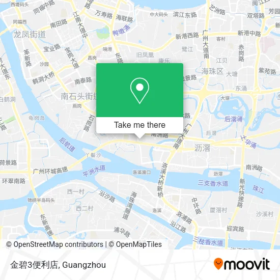 金碧3便利店 map
