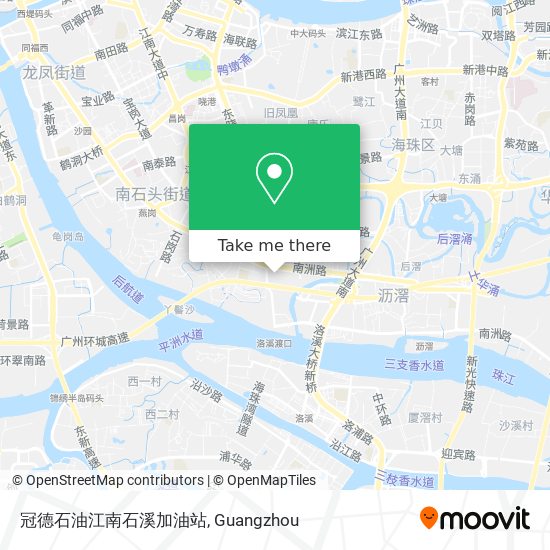 冠德石油江南石溪加油站 map