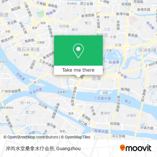 岸尚水堂桑拿水疗会所 map