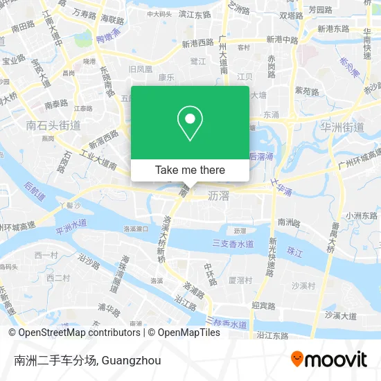 南洲二手车分场 map