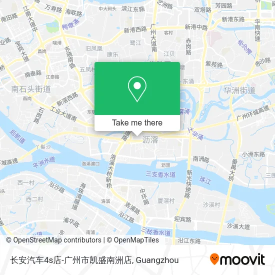 长安汽车4s店-广州市凯盛南洲店 map