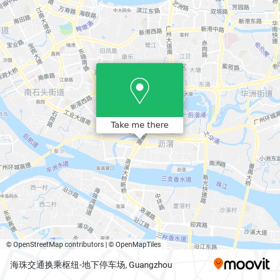 海珠交通换乘枢纽-地下停车场 map