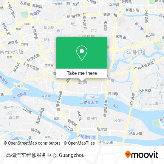 高德汽车维修服务中心 map