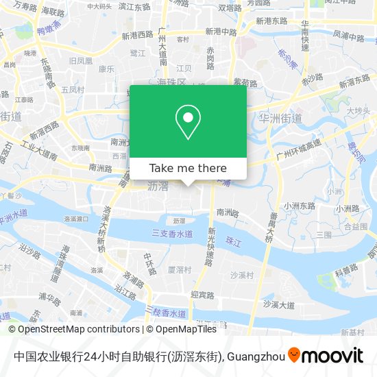中国农业银行24小时自助银行(沥滘东街) map