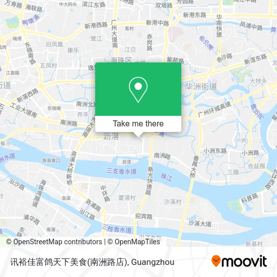 讯裕佳富鸽天下美食(南洲路店) map