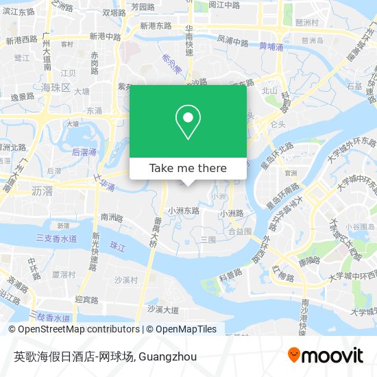 英歌海假日酒店-网球场 map