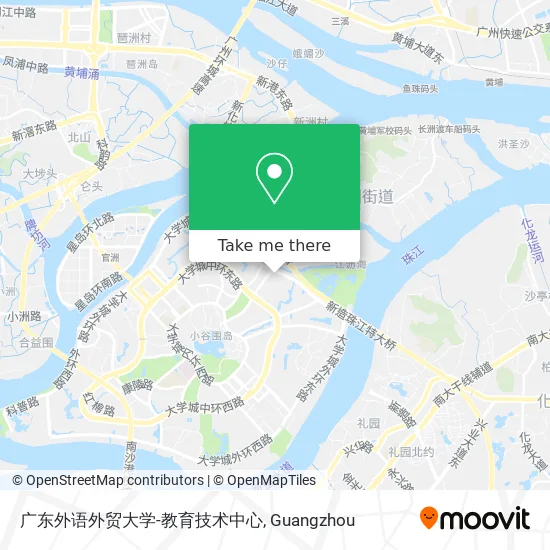 广东外语外贸大学-教育技术中心 map