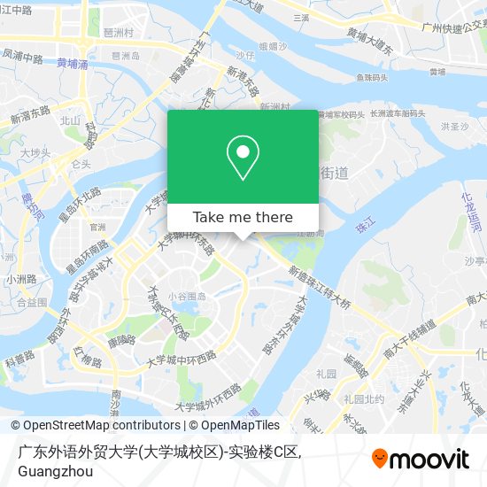 广东外语外贸大学(大学城校区)-实验楼C区 map