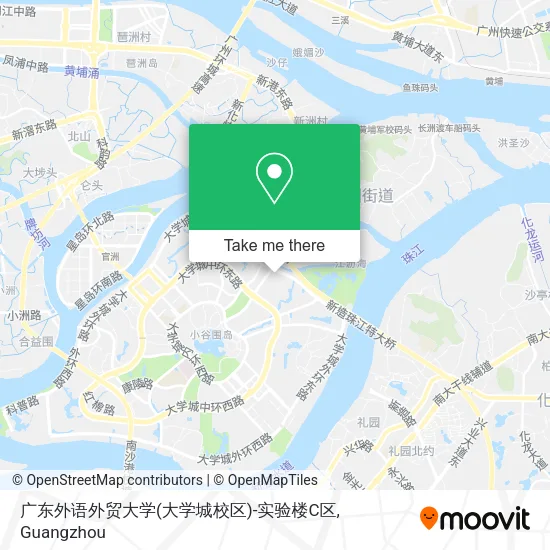 广东外语外贸大学(大学城校区)-实验楼C区 map