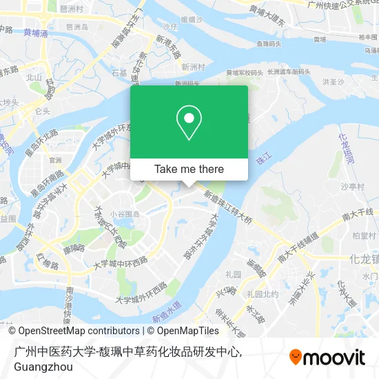 广州中医药大学-馥珮中草药化妆品研发中心 map