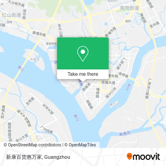 新康百货惠万家 map