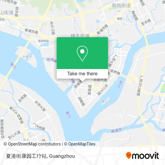 夏港街康园工疗站 map