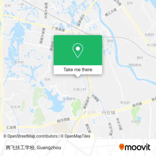 腾飞技工学校 map