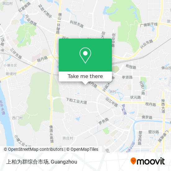 上柏为群综合市场 map