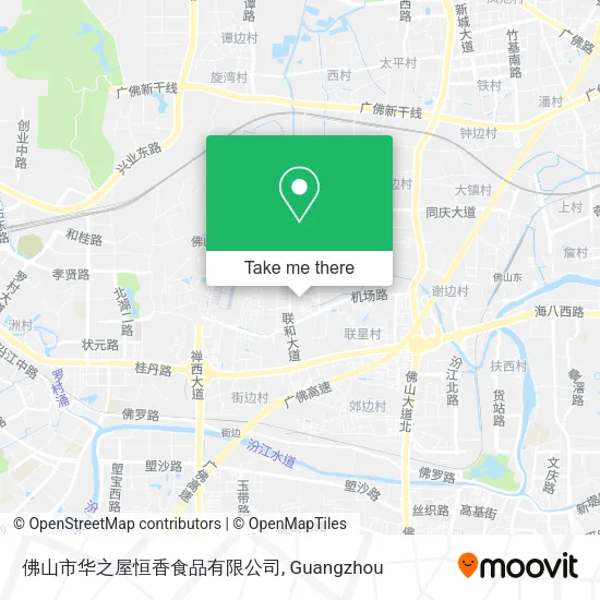 佛山市华之屋恒香食品有限公司 map