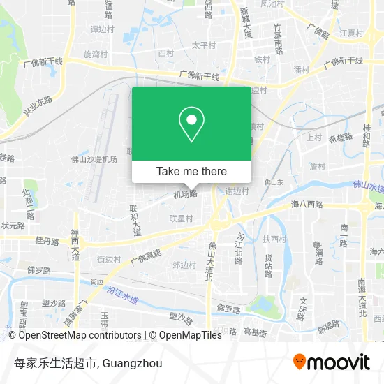 每家乐生活超市 map