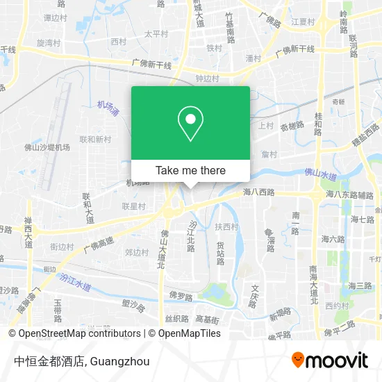 中恒金都酒店 map