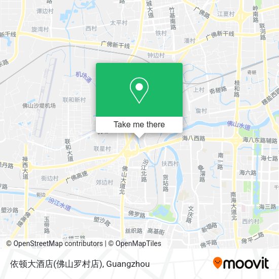 依顿大酒店(佛山罗村店) map