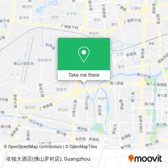依顿大酒店(佛山罗村店) map