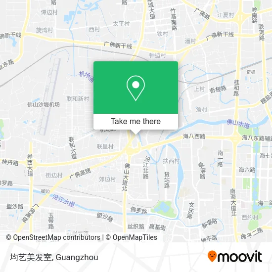 均艺美发室 map