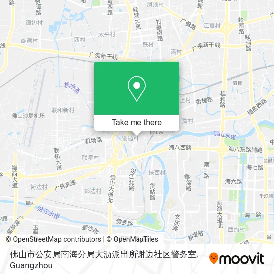 佛山市公安局南海分局大沥派出所谢边社区警务室 map