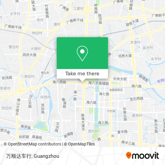 万顺达车行 map