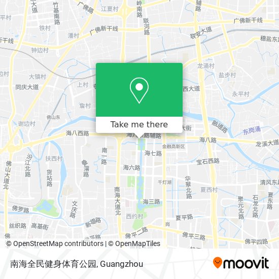南海全民健身体育公园 map