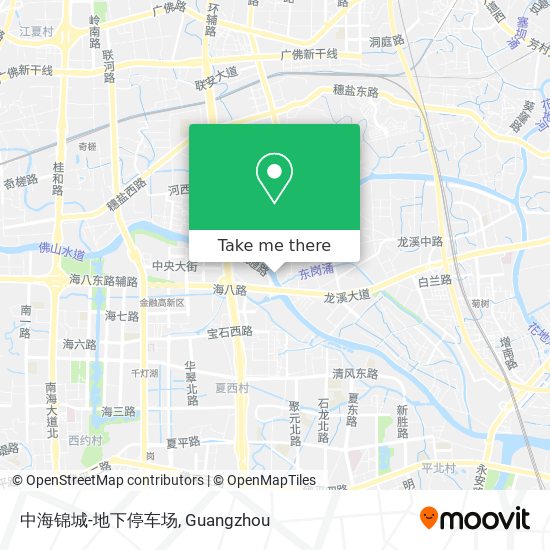 中海锦城-地下停车场 map
